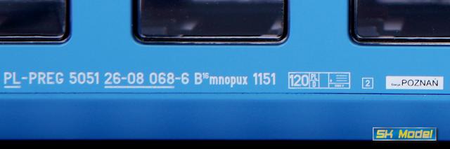Wagon osobowy 2 kl B<sup>16</sup>mnopux (Piko 97035)